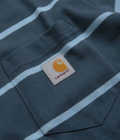 Carhartt T-shirt Aiken - Bleu