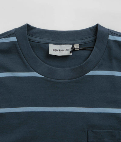 Carhartt T-shirt Aiken - Bleu