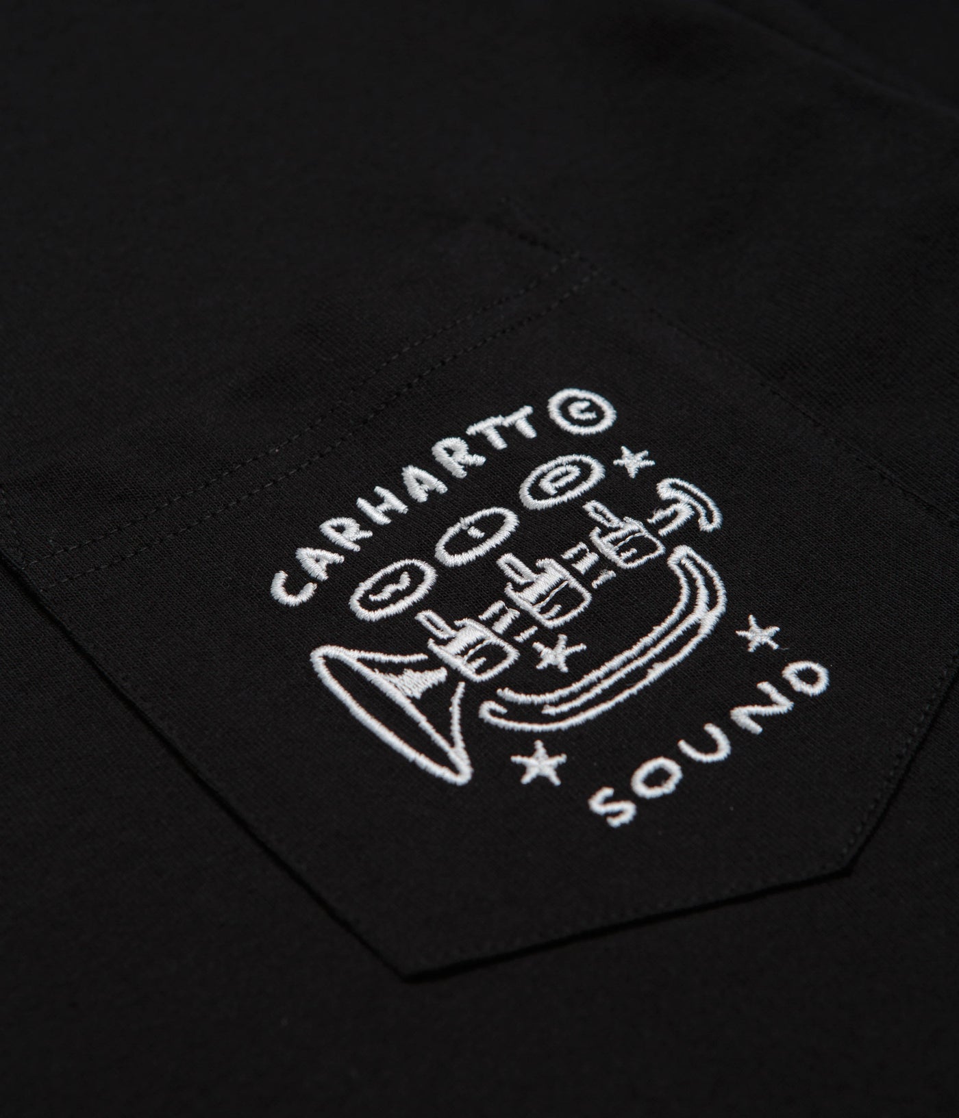 Carhartt T-shirt Fragments - Noir