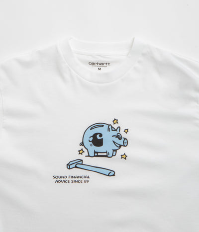 Carhartt T-shirt Piggybank - Blanc